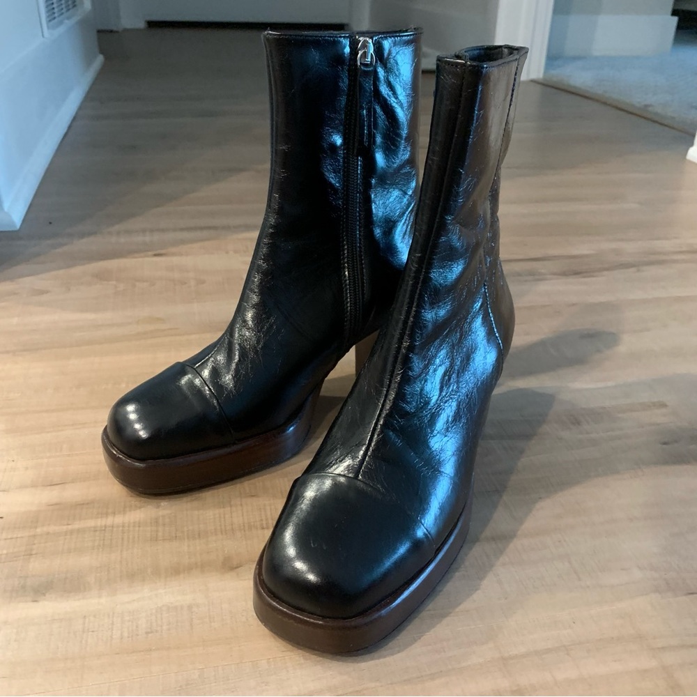 ASOS leather ankle boots